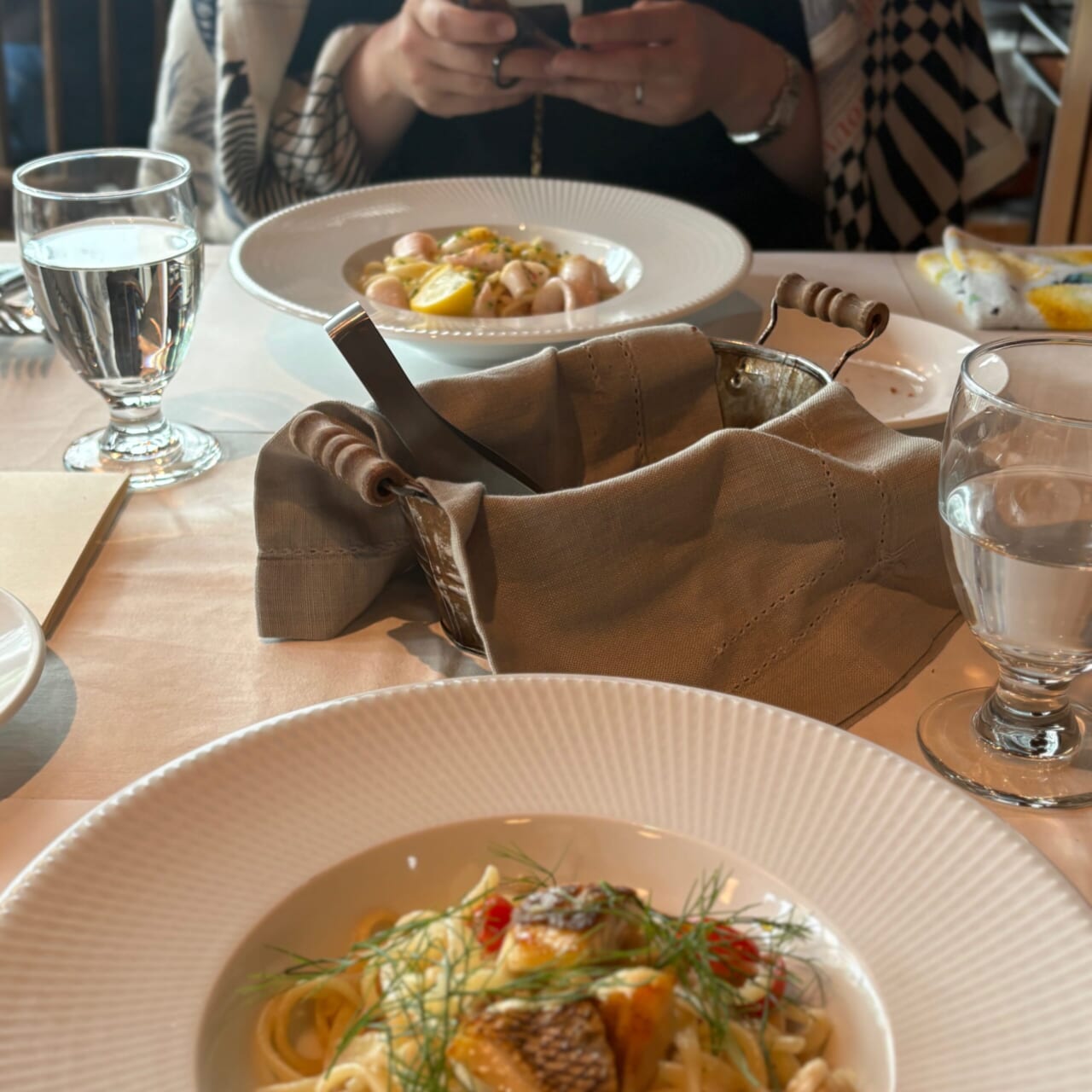 ビストロシロ ランチコース パスタ