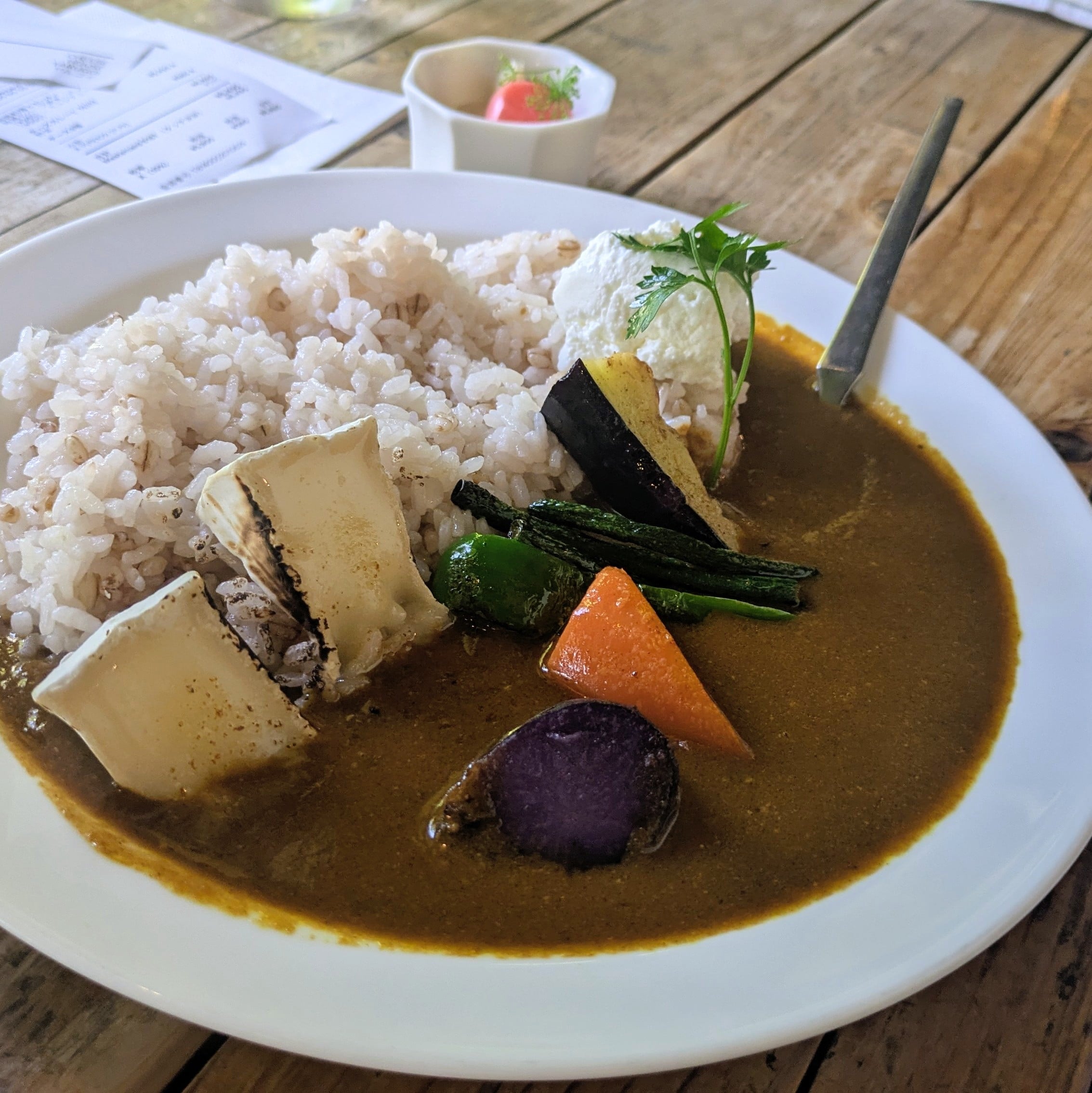 ホエーシチューと特製カレー