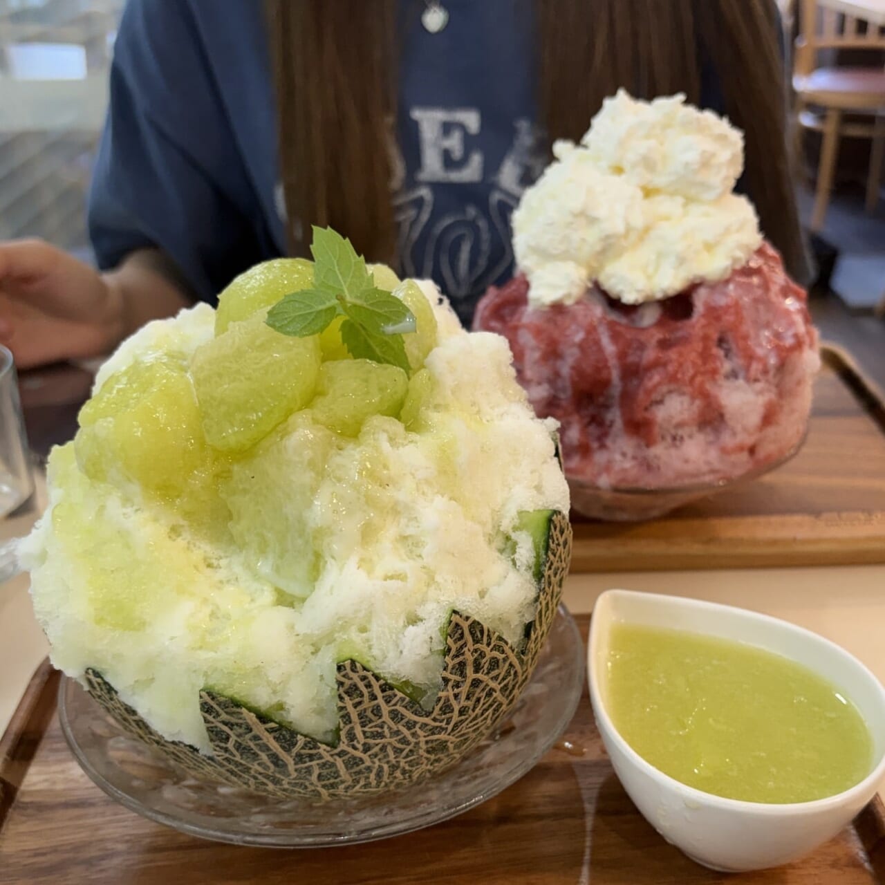 かき氷 フルーツかき氷 メロン