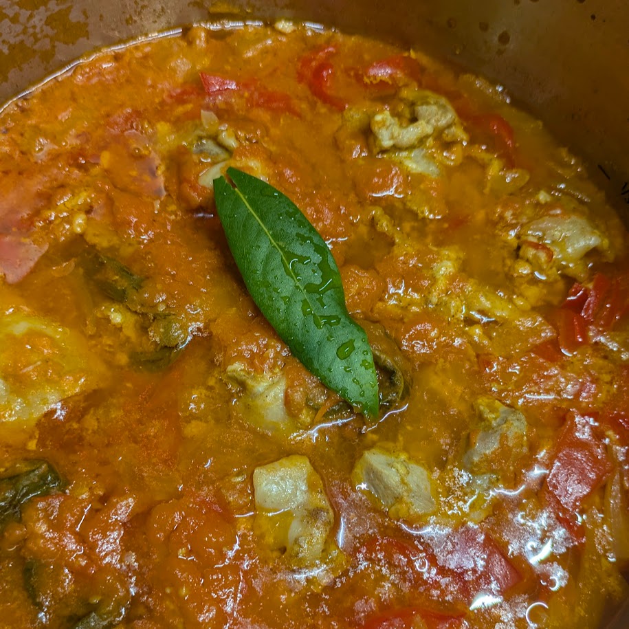 バターチキンカレー 仕込み ブレンダー前