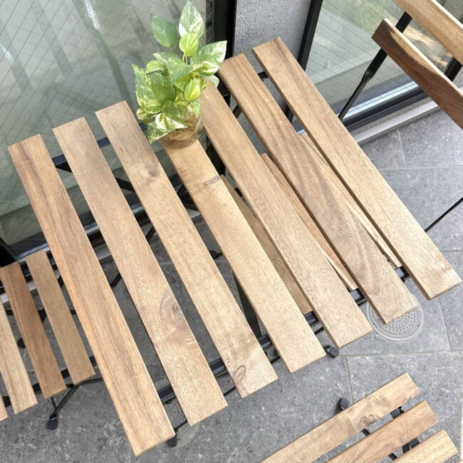 IKEAの屋外用ガーデンテーブル&チェア「TÄRNÖ(テルノー)」