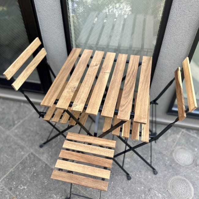 IKEAの屋外用ガーデンテーブル&チェア「TÄRNÖ(テルノー)」