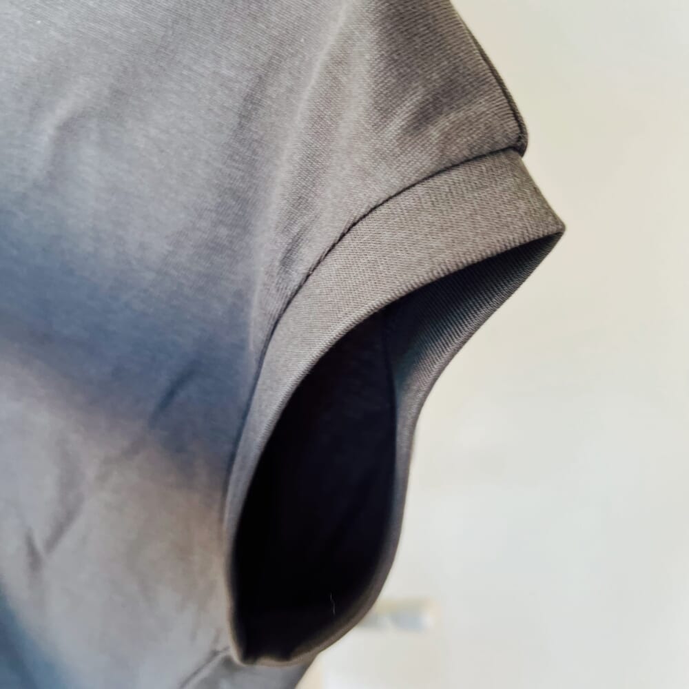 12closet (トゥエルブクローゼット)【洗える】異素材切り替えフレンチTシャツ