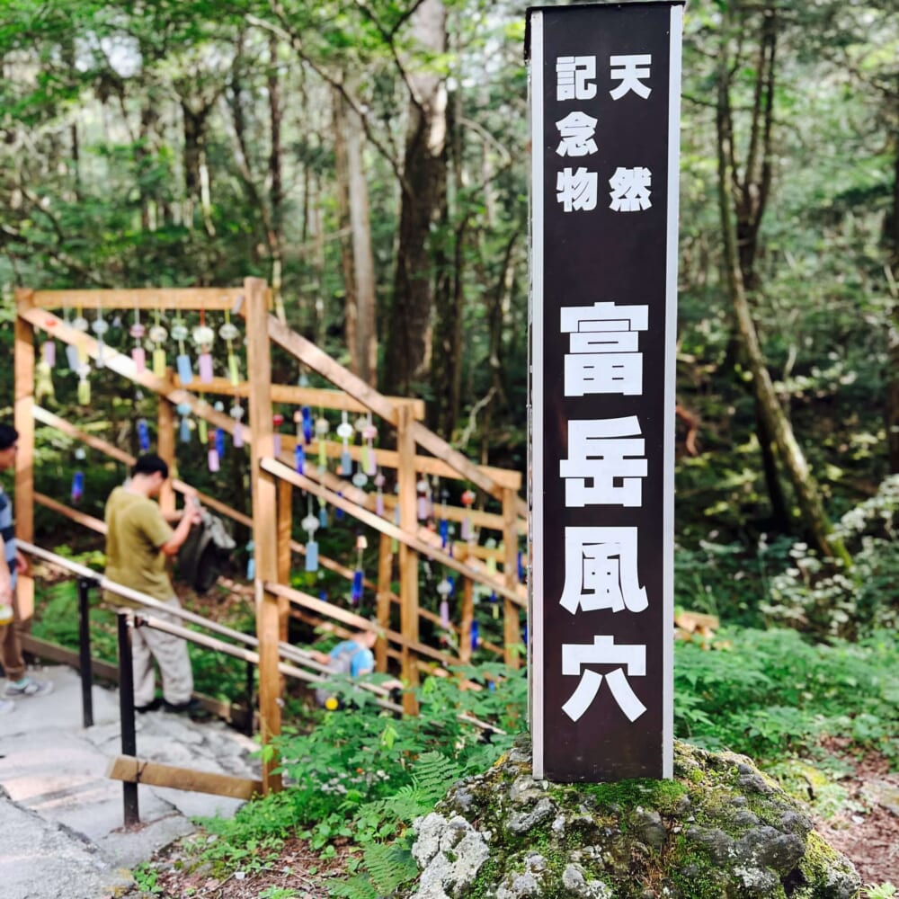 鳴沢氷穴・富岳風穴　富士樹海散歩　山梨県
