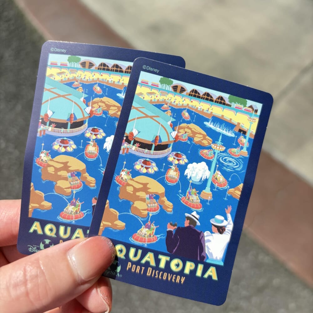 ディズニーシー アクアトピア シール