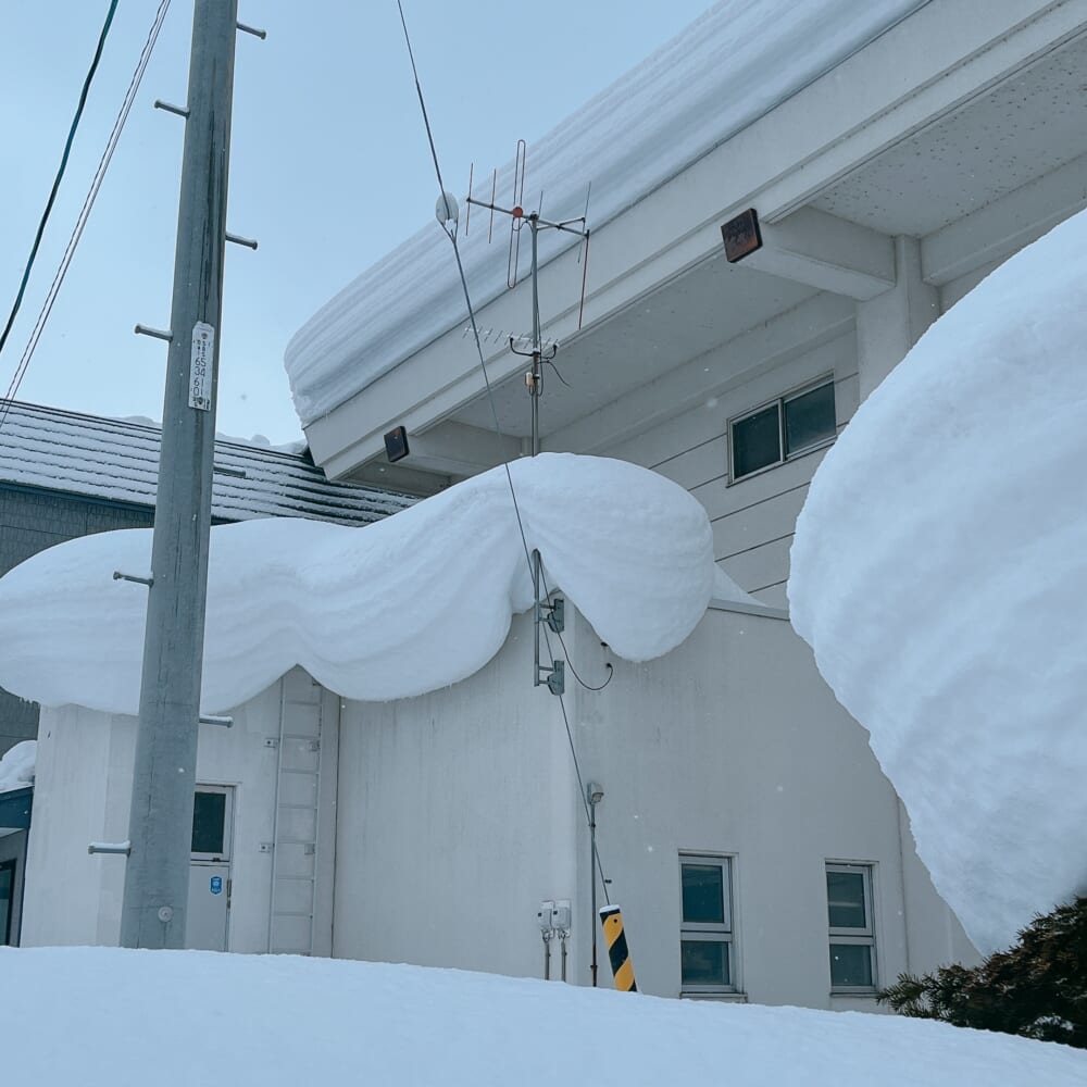 ニセコ 屋根 雪