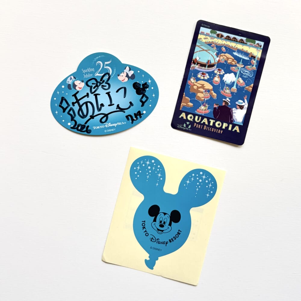 ディズニーシー 25周年 シール
