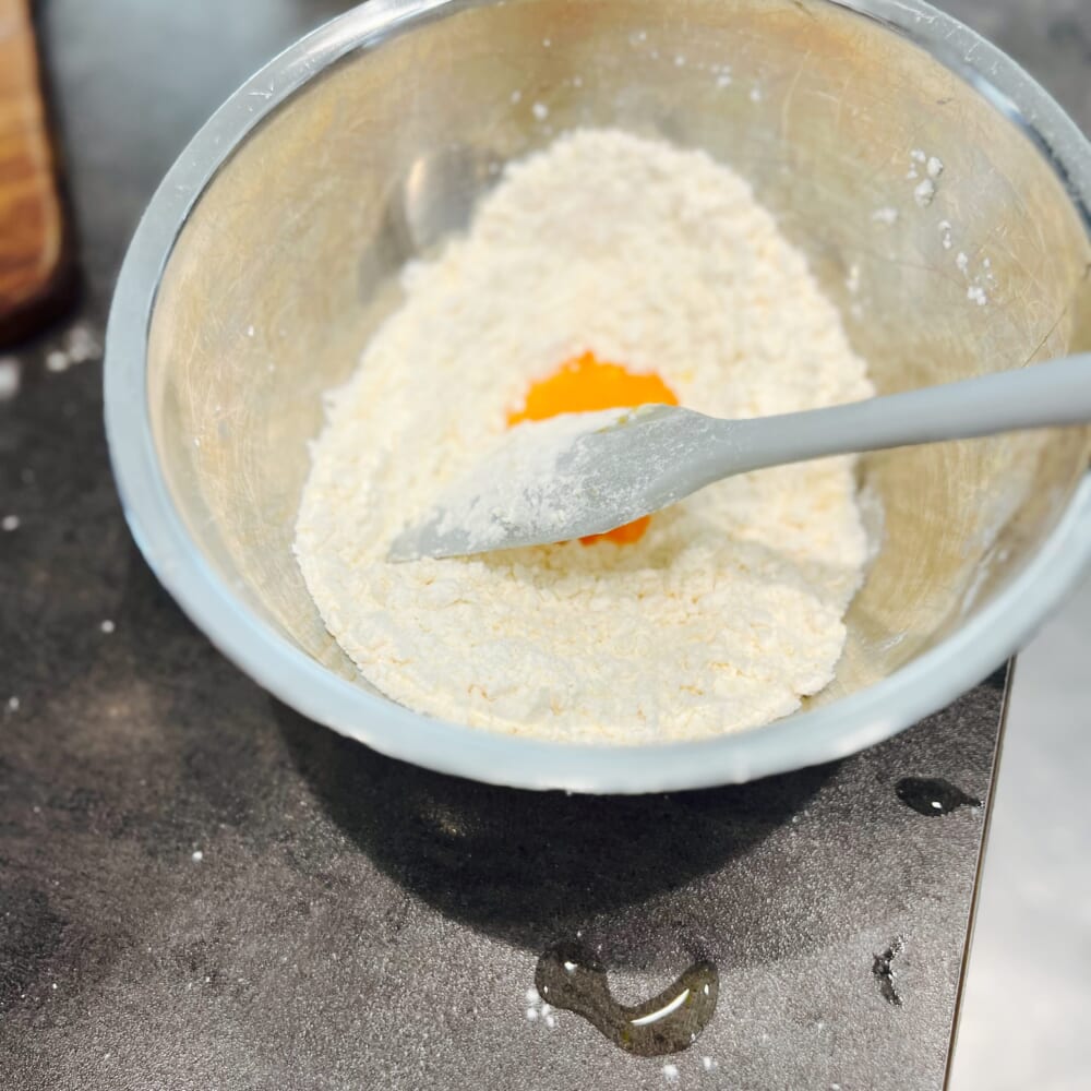 パスタ 麺 自作 自由研究 全卵 卵黄 たらこ カルボナーラ