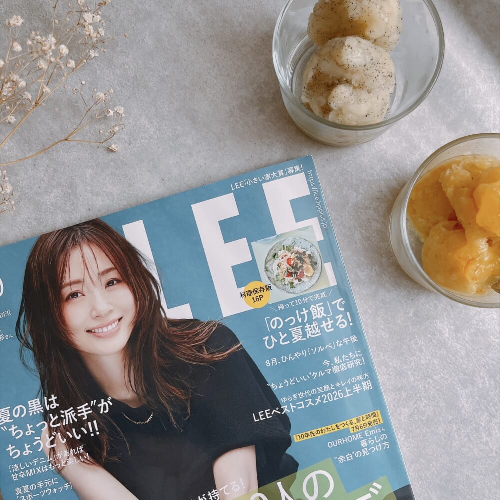 LEE8・9月号 ソルベ 特集