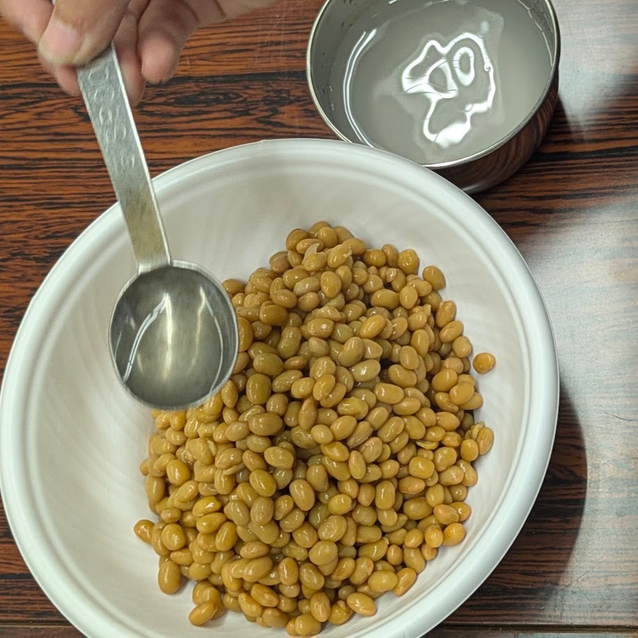 納豆菌 納豆作り教室 蒸し豆