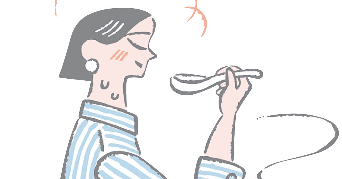 「ゆる薬膳」で、ご自愛力底上げ!イラスト