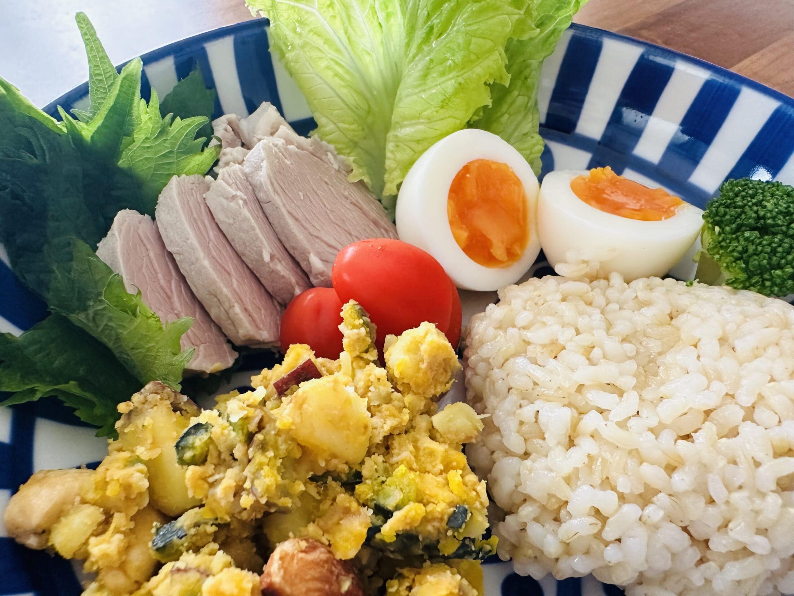 自宅のワンプレートランチ