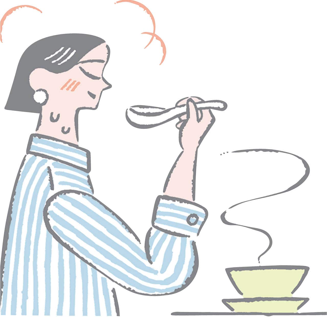 夏の養生イラスト