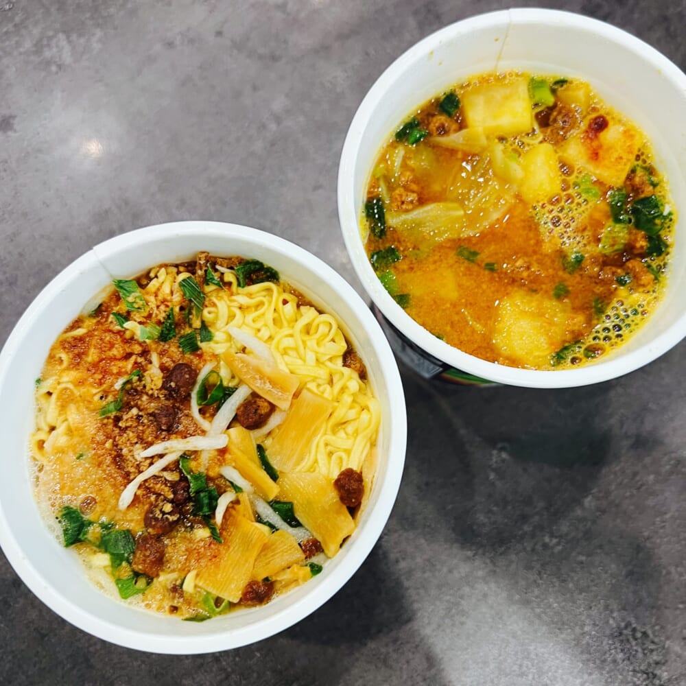 みそきん カレーみそきん セブンイレブン カップラーメン コンビニ