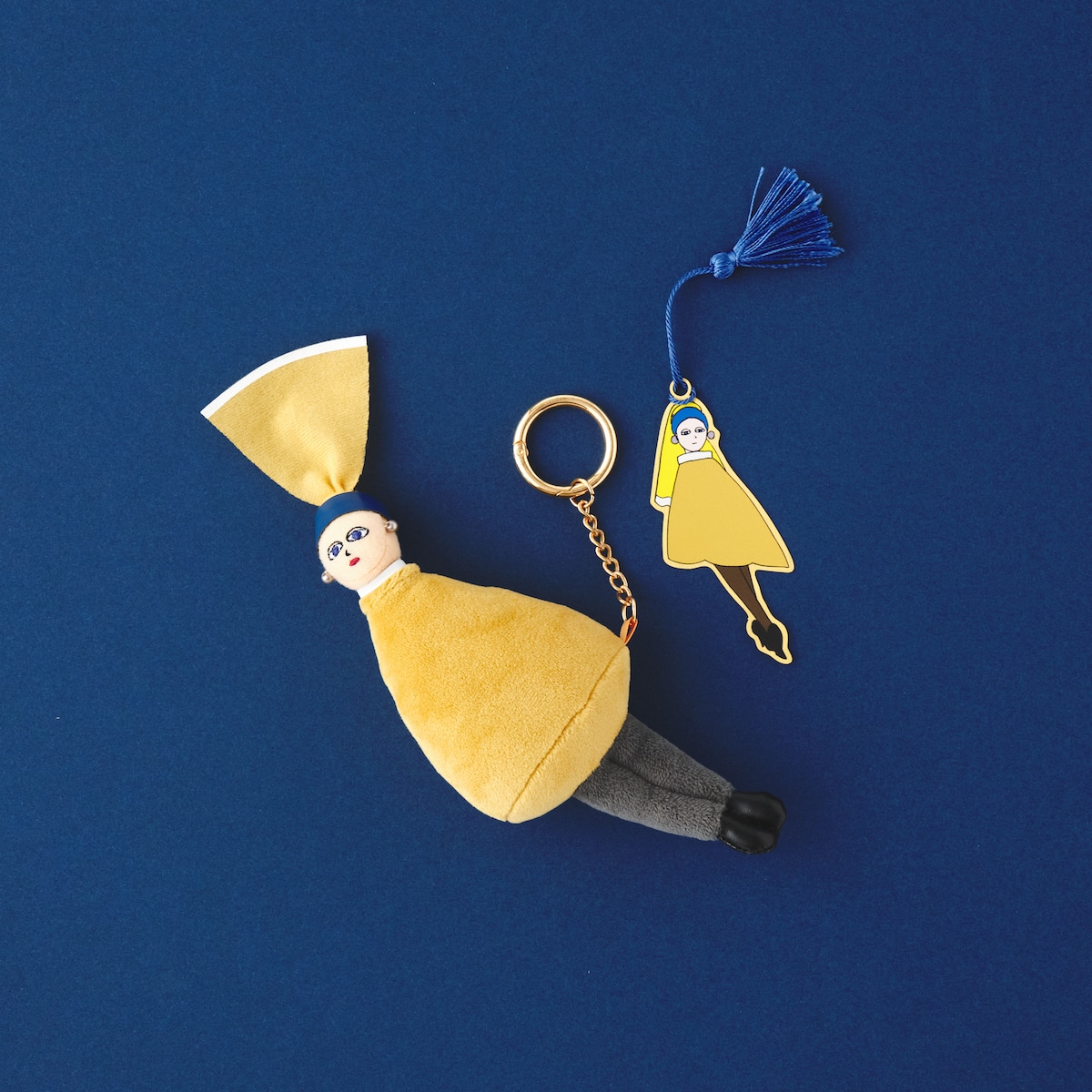 「びじゅチューン!×Afternoon Tea」ぬいぐるみチャーム ¥3300、ブックマーカー ¥1760