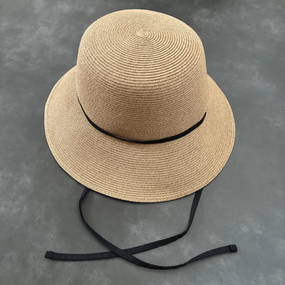 ユニクロ「UVカットペーパーブレイドハット」（32 BEIGE）ゆっPさん