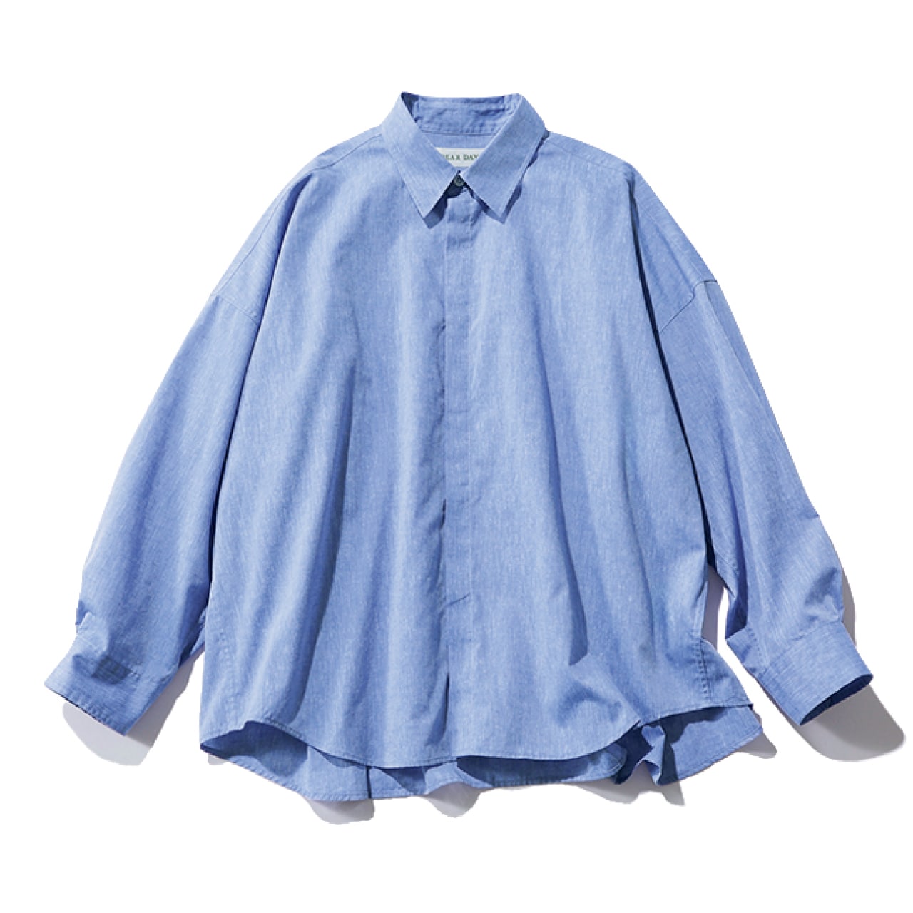 12closet（トゥエルブクローゼット）【洗える】【DEAR DAYS】リネン混バックフレアオーバーシャツ
