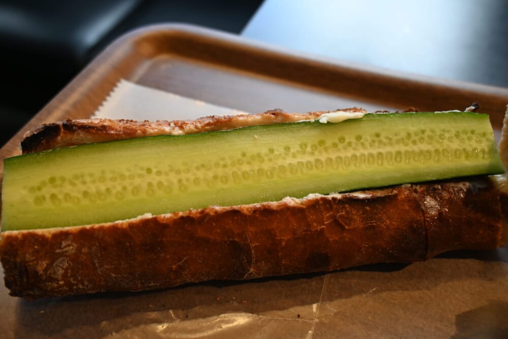 夏野菜 きゅうり サンドイッチ