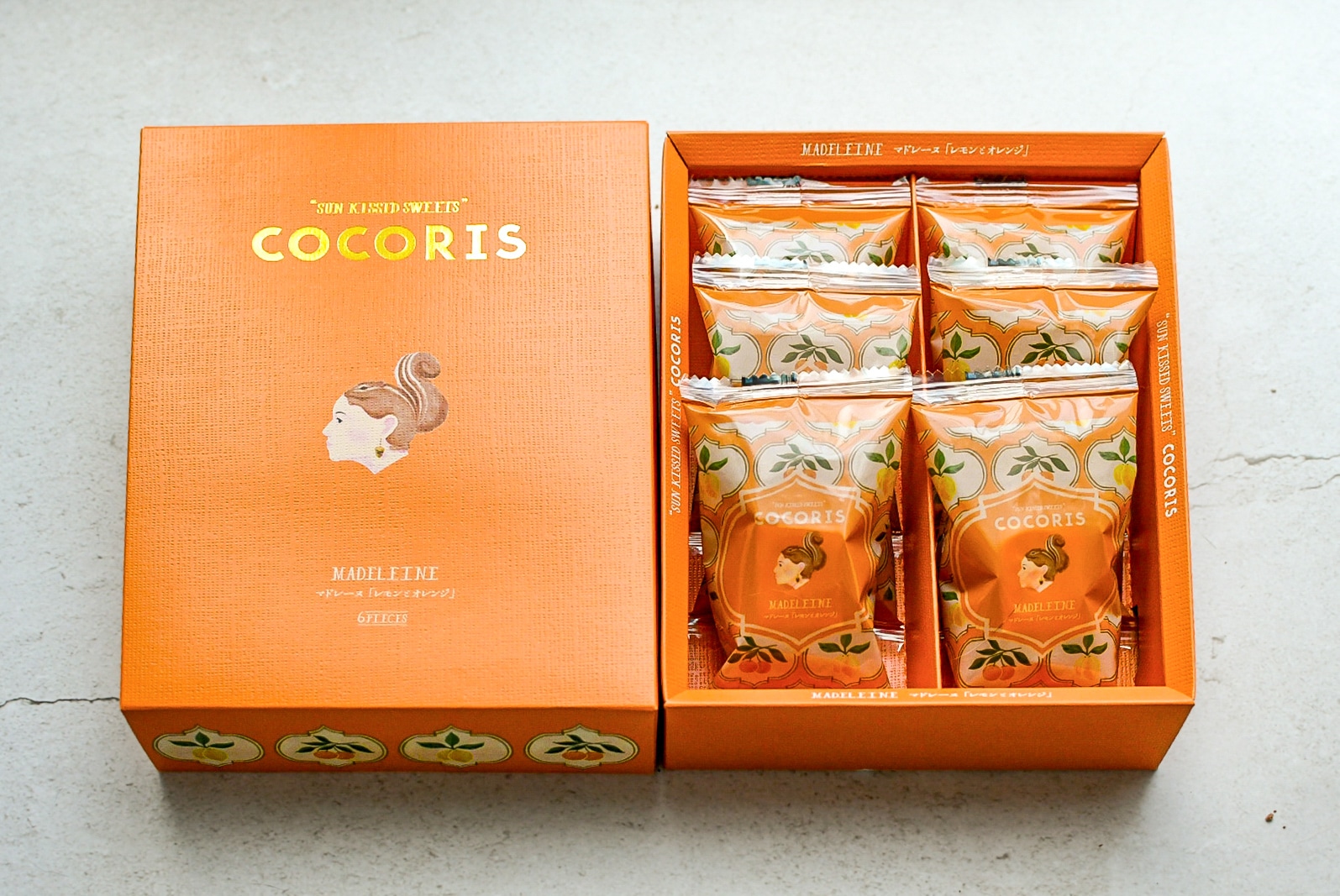グランスタ東京の中央通路エリアで買えるおすすめ手土産
COCORIS（ココリス）」のマドレーヌ「レモンとオレンジ」