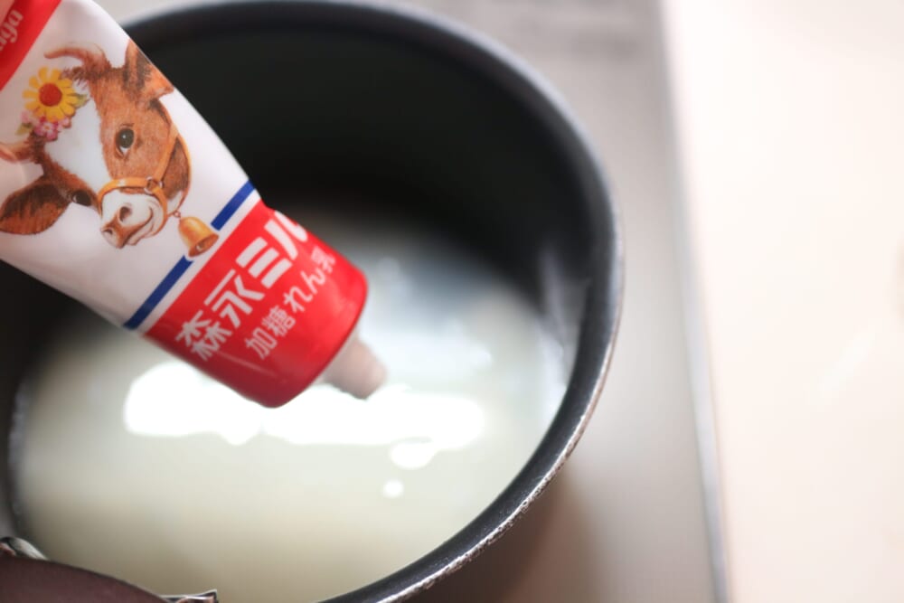 LEEレシピ 桃 もも缶ミルク寒天