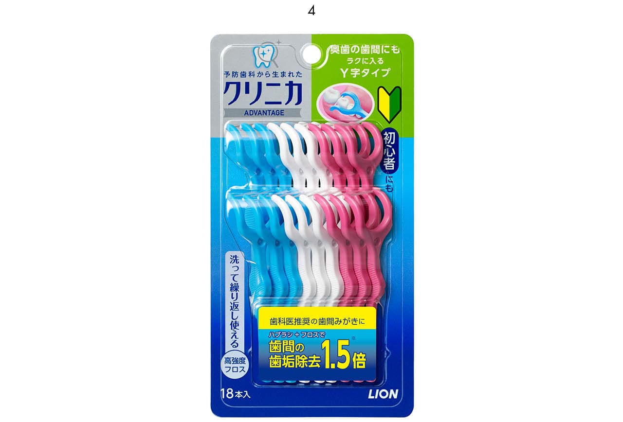 クリニカアドバンテージ デンタルフロスY字タイプ 18本入り オープン価格／ライオン