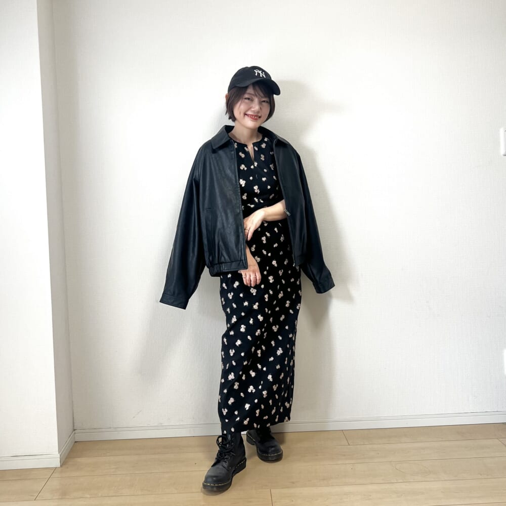 GU 秋服 レザー フェイクレザー メンズ ファッション コーディネート