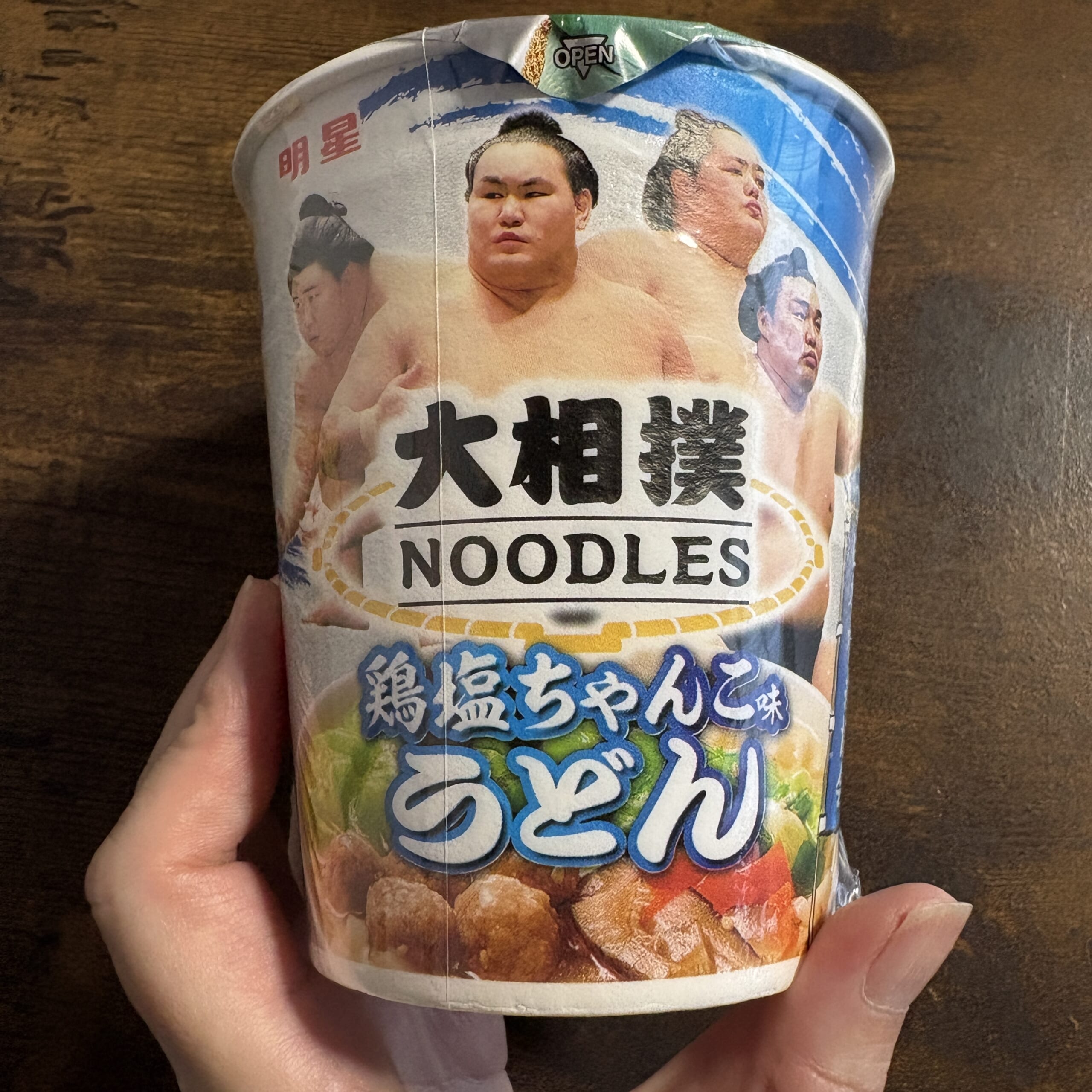 明星 大相撲NOODLES カップラーメン 力士