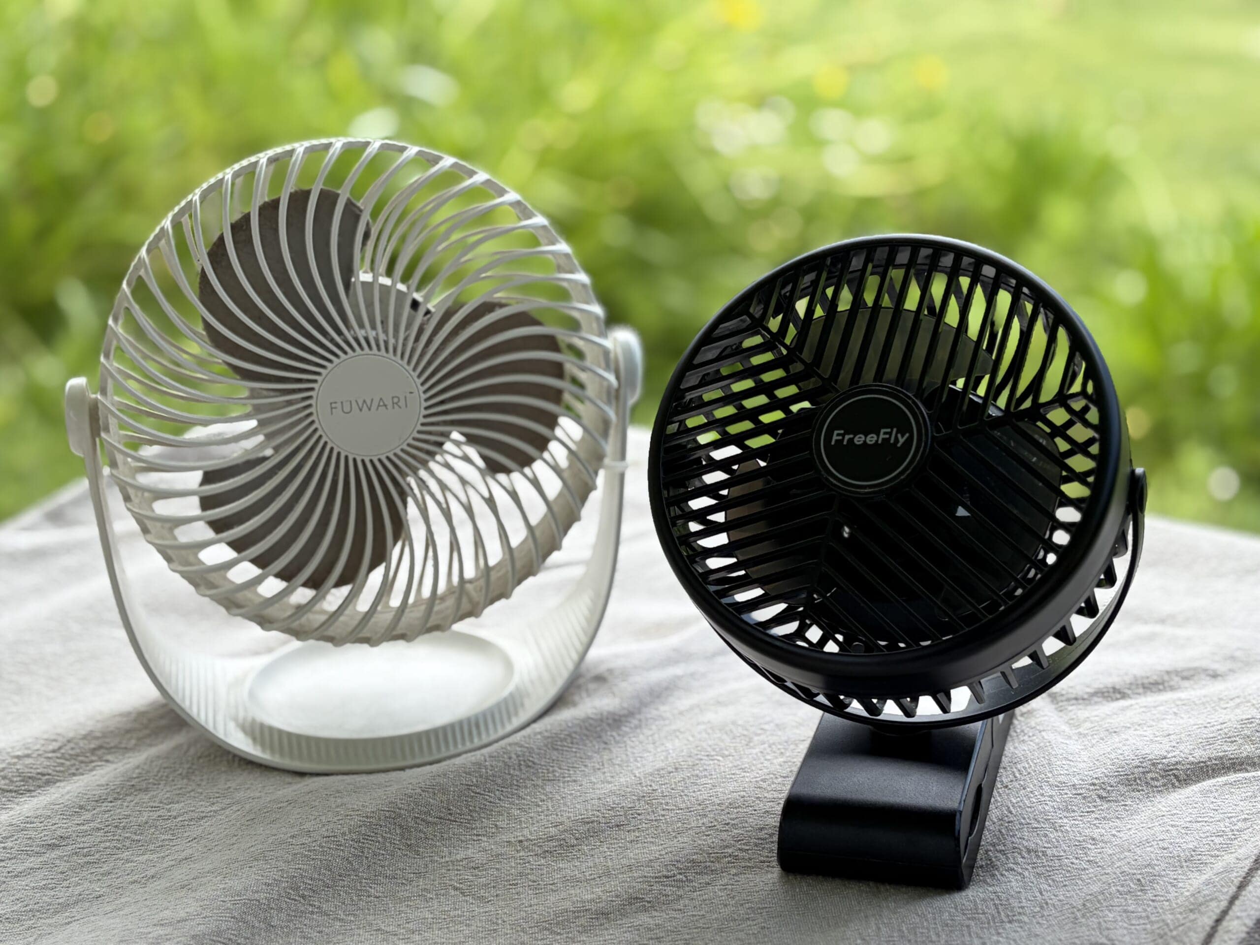 充電式の扇風機