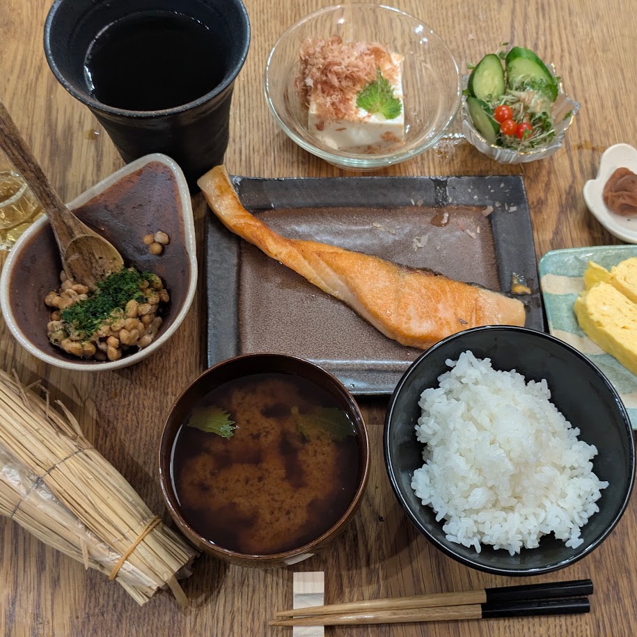 自家製納豆定食 ご飯 和食