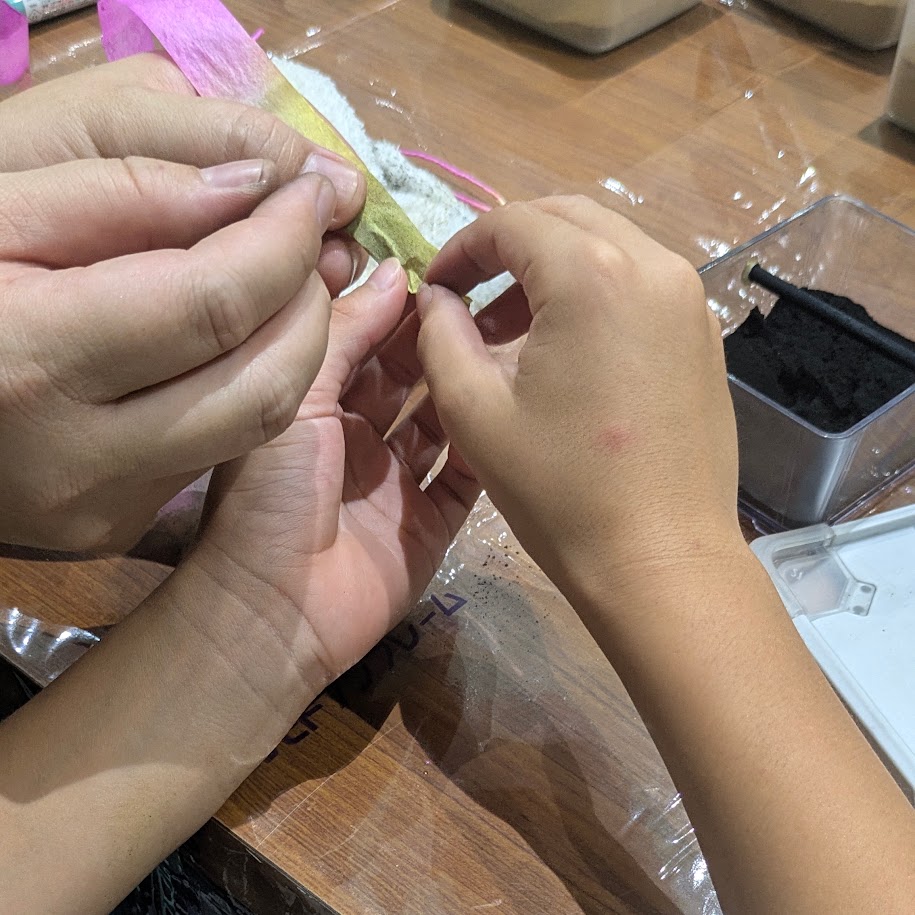 線香花火 ワークショップ 若松屋