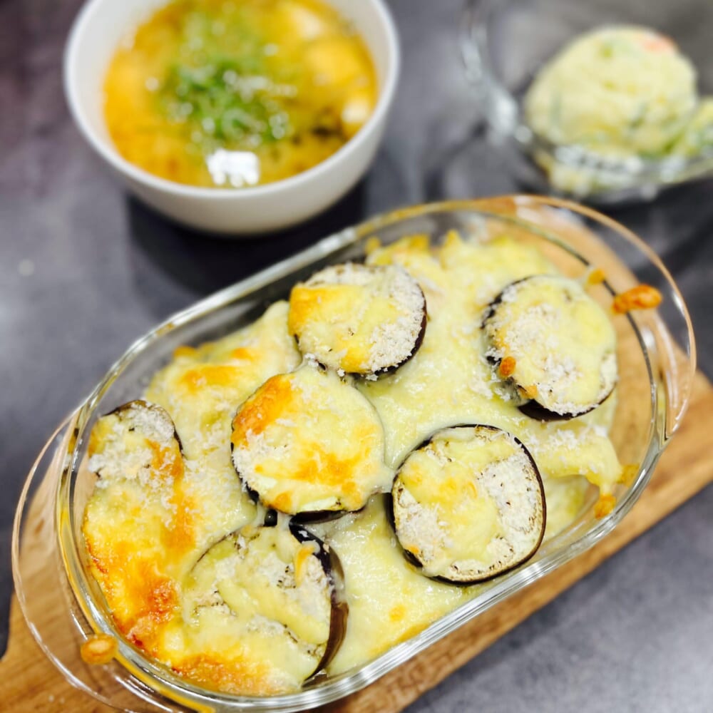「鶏むね」が主役になる日が来た！　鶏むね肉と夏野菜のカレーペンネグラタン　今井真実　鶏むね肉とナスのカレーグラタンドリア