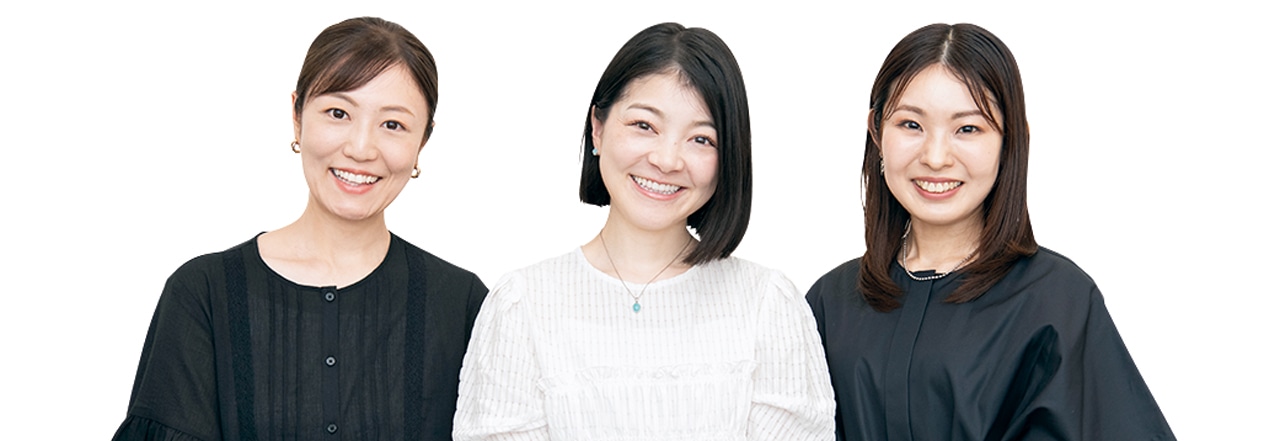 LEE100人隊美容部3人