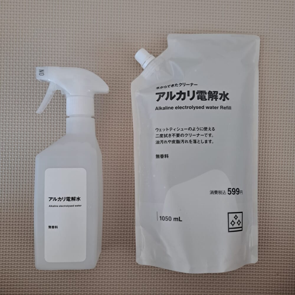 無印良品 水からできたクリーナー アルカリ電解水