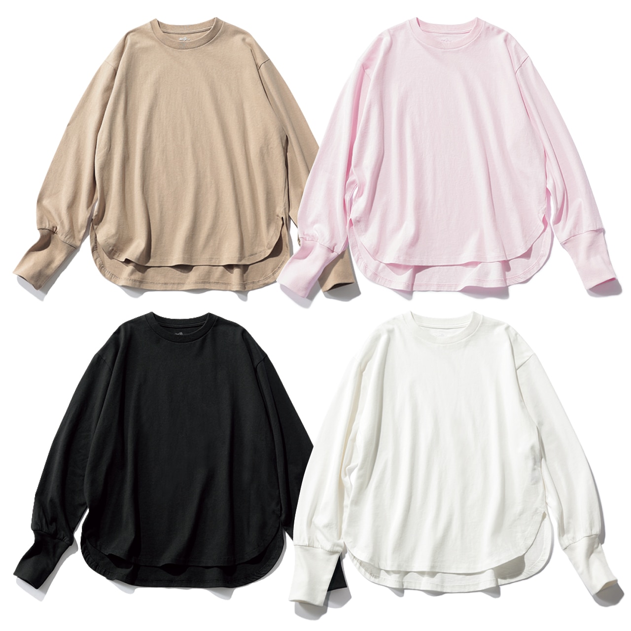 12closet（トゥエルブクローゼット）【洗える】USAコットンロングスリーブTシャツ