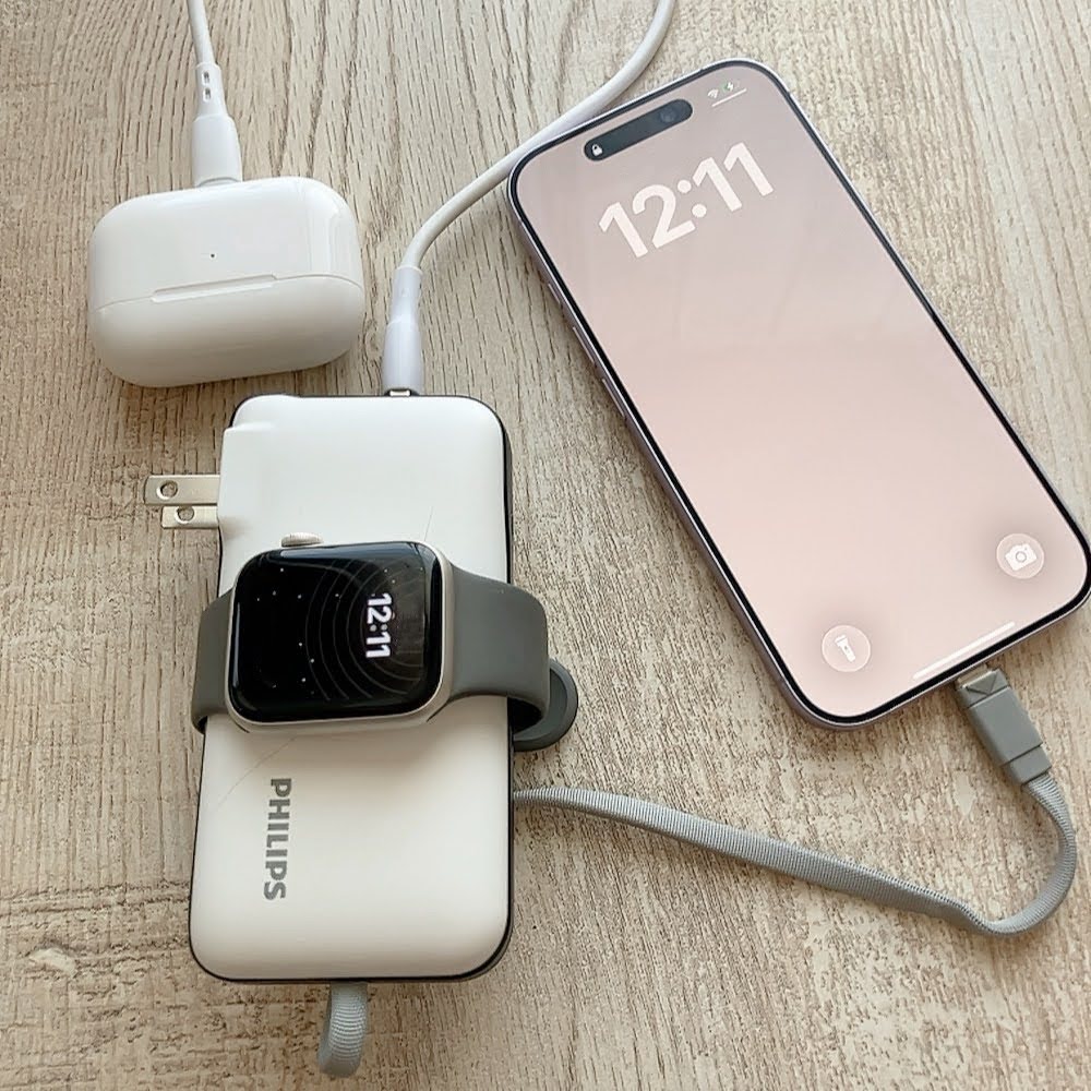 フィリップス モバイルバッテリー まとめて充電