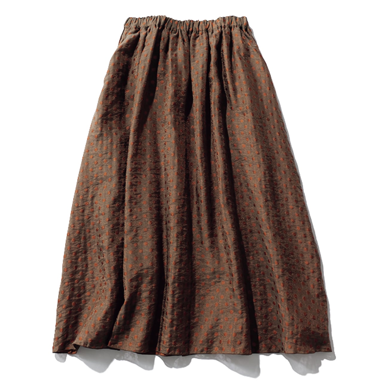 12closet（トゥエルブクローゼット）【洗える】ドットジャカードスカート