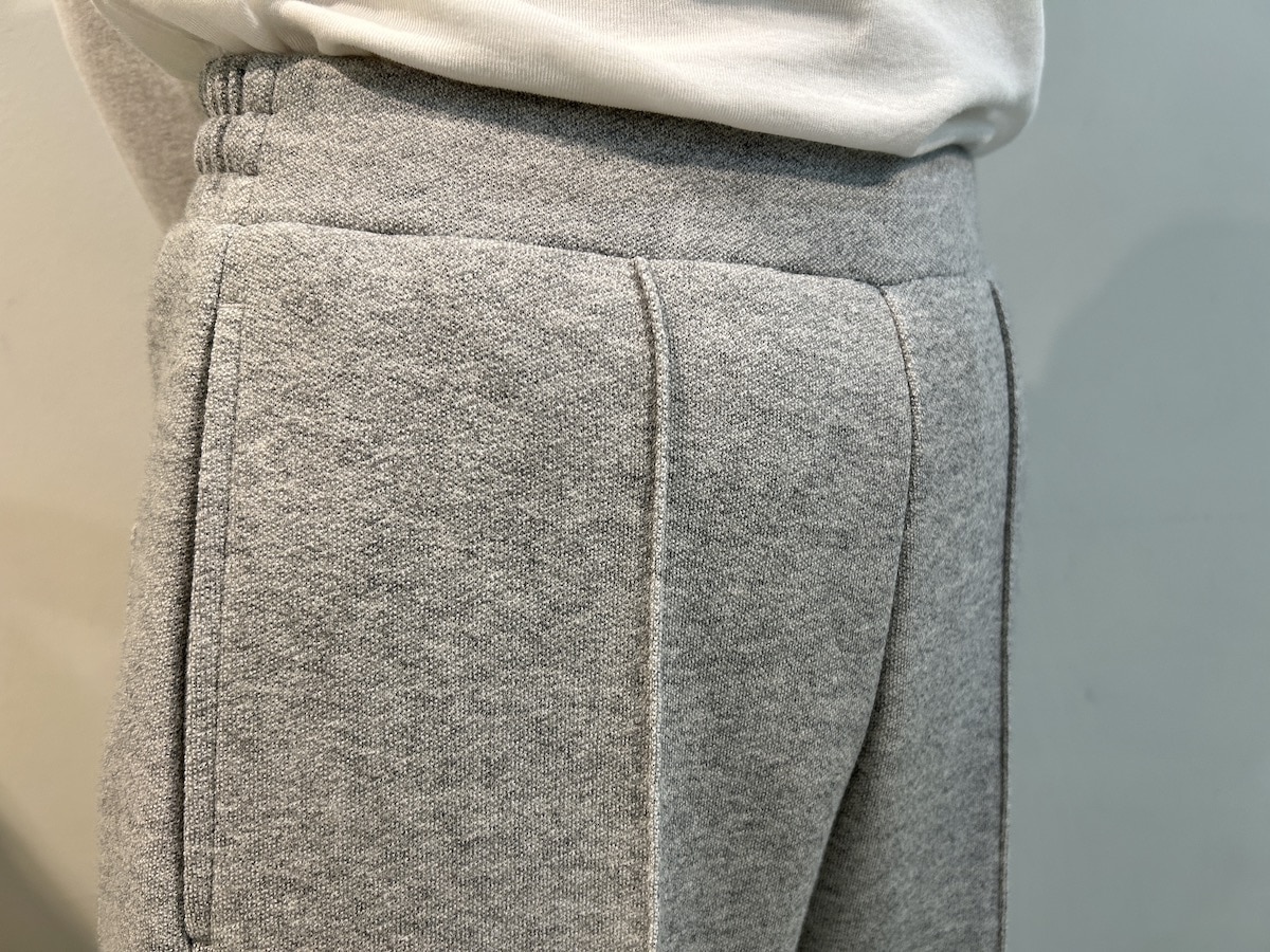 グローバルワーク　ジョーゼットダンボールパンツ　杢グレー試着　ウエスト
