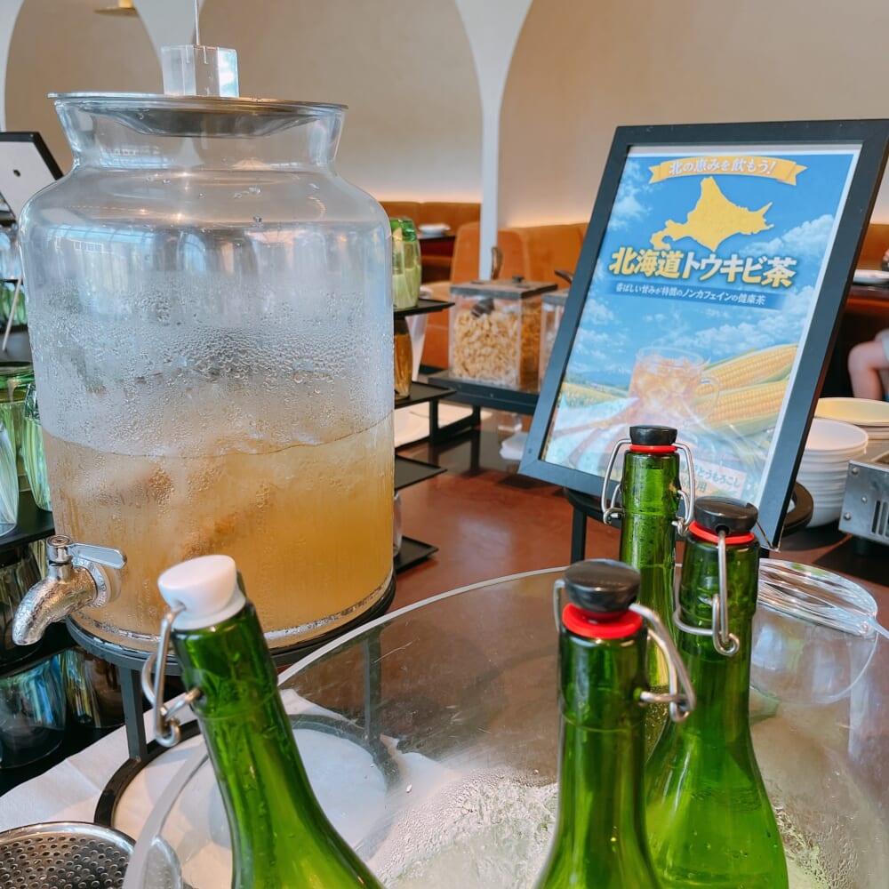 ニッコースタイルニセコHANAZONO 朝食 とうきび茶