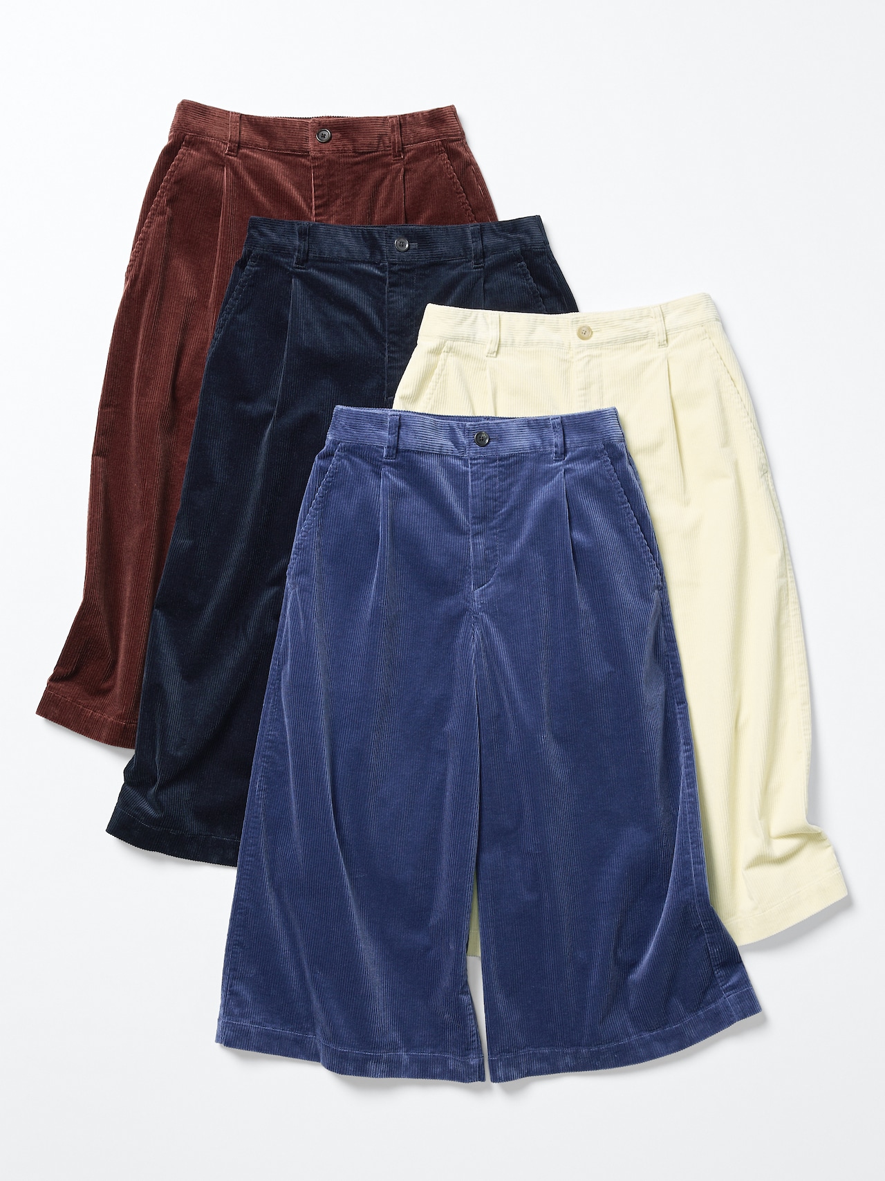 「UNIQLO and COMPTOIR DES COTONNIERS」コーデュロイキュロット