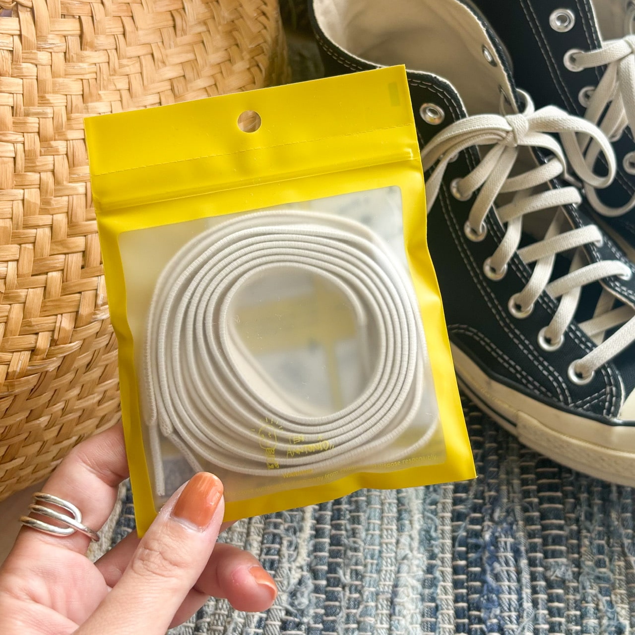 【EYTIE】ELASTIC SHOE LACE(エラスティックシューレース)とコンバース