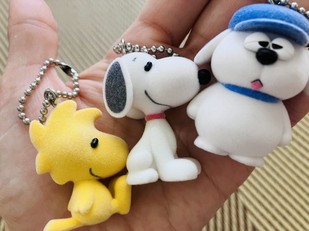 PEANUTS スヌーピー オラフ ウッドストック キーホルダー ガチャガチャ