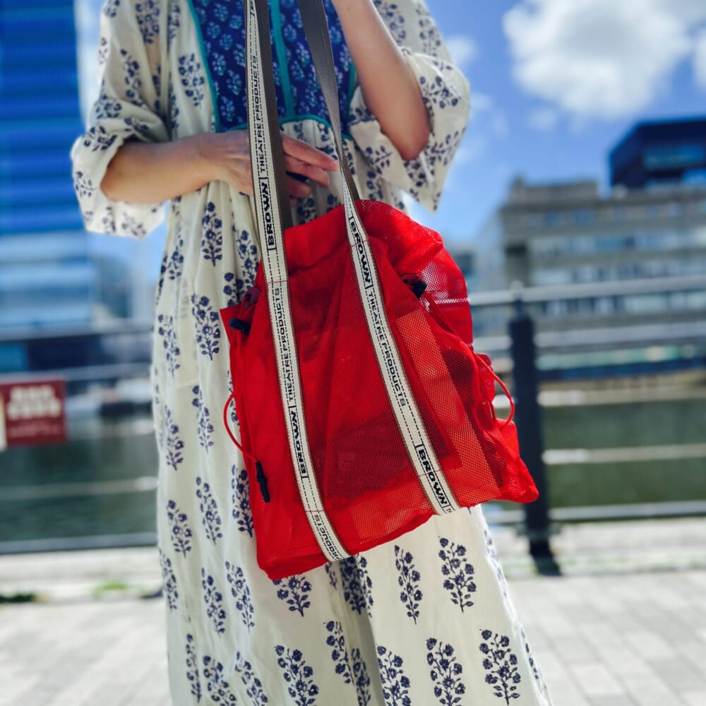 BROWN THEATRE PRODUCTS×FREAK’S STORE 別注 メッシュフリルシューズバッグ
＜ne Quittez pas＞エスニック コンビ ワンピース
田中帽子店　日本製 浅め 麦わら帽子 カンカン帽 マラン・ジー Marin/G