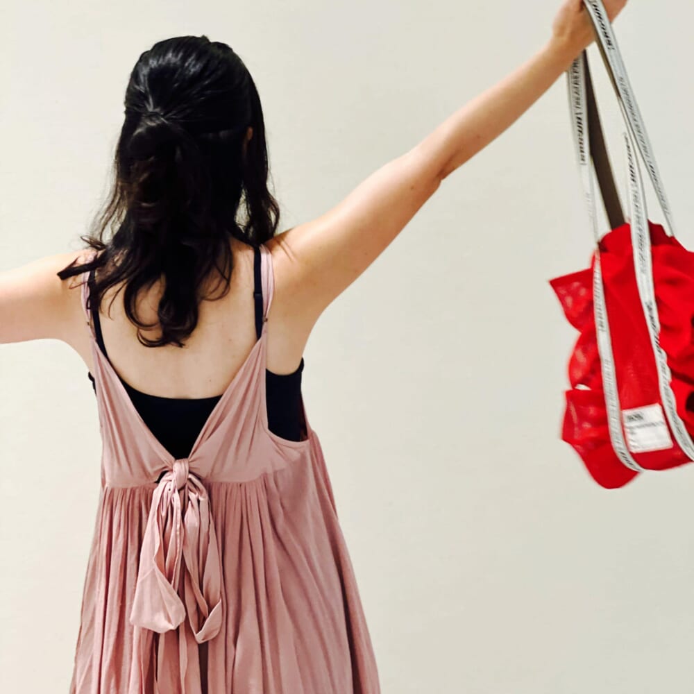 【LA BELLE ETUDE】【Belle vintage】BACKリボンボリュームキャミワンピース
BROWN THEATRE PRODUCTS × FREAK'S STORE/ブラウン バイ シアタープロダクツ 別注 メッシュフリルシューズバッグ/シアー トートバッグ