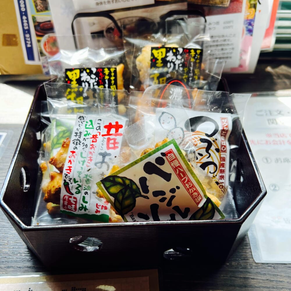 おかきカフェ 茶菓処(藤永製菓) 茨城県　食べ歩き