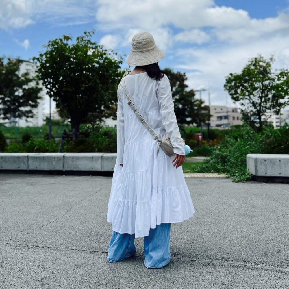 URBAN RESEARCH ROSSO WOMEN　sara mallika　CTN STITCH HAT ＜Merlette（マーレット）＞BAHAMA MAMA ワンピース beautiful people/ビューティフルピープル/POTR shoulder bag