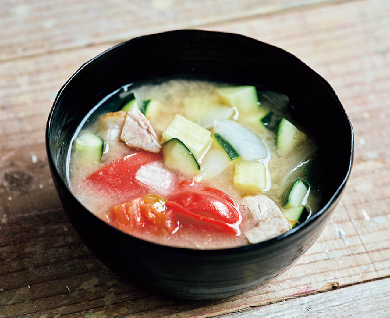 夏野菜みそ汁