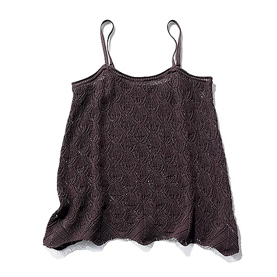 12closet
【洗える】透かし編みニットキャミソール
¥13,200