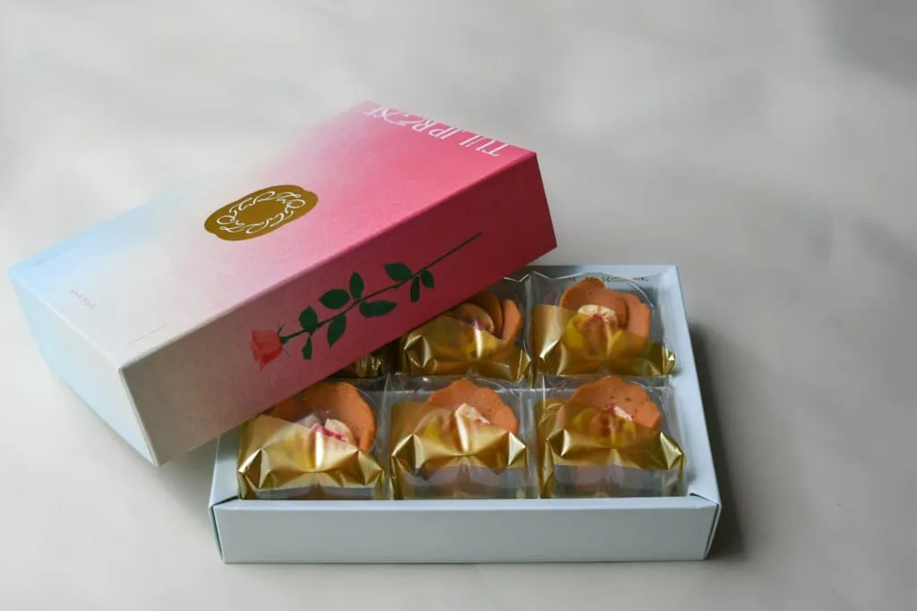 チューリップローズ 白桃バター