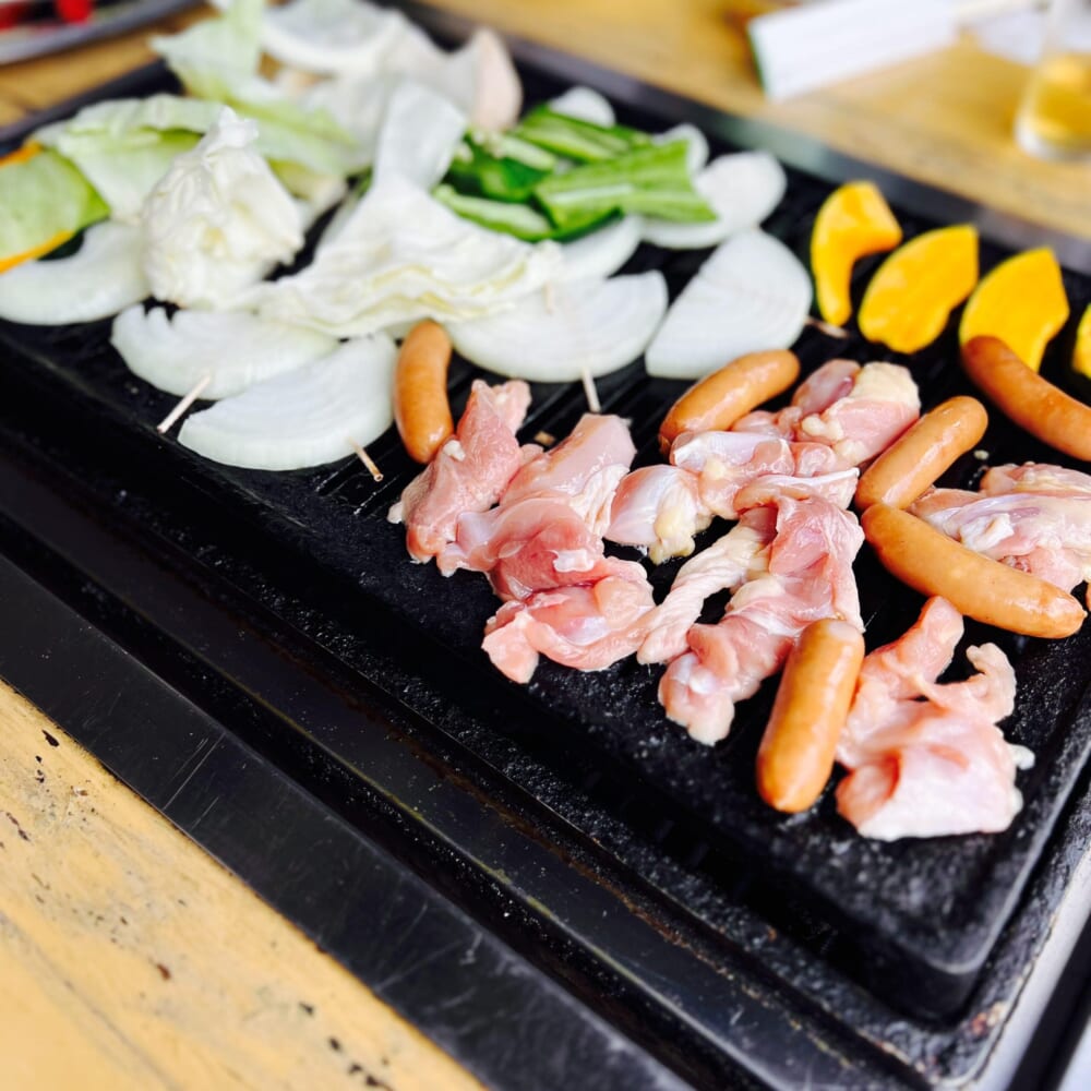 長瀞　観光　埼玉県　荒川 養浩亭　BBQ