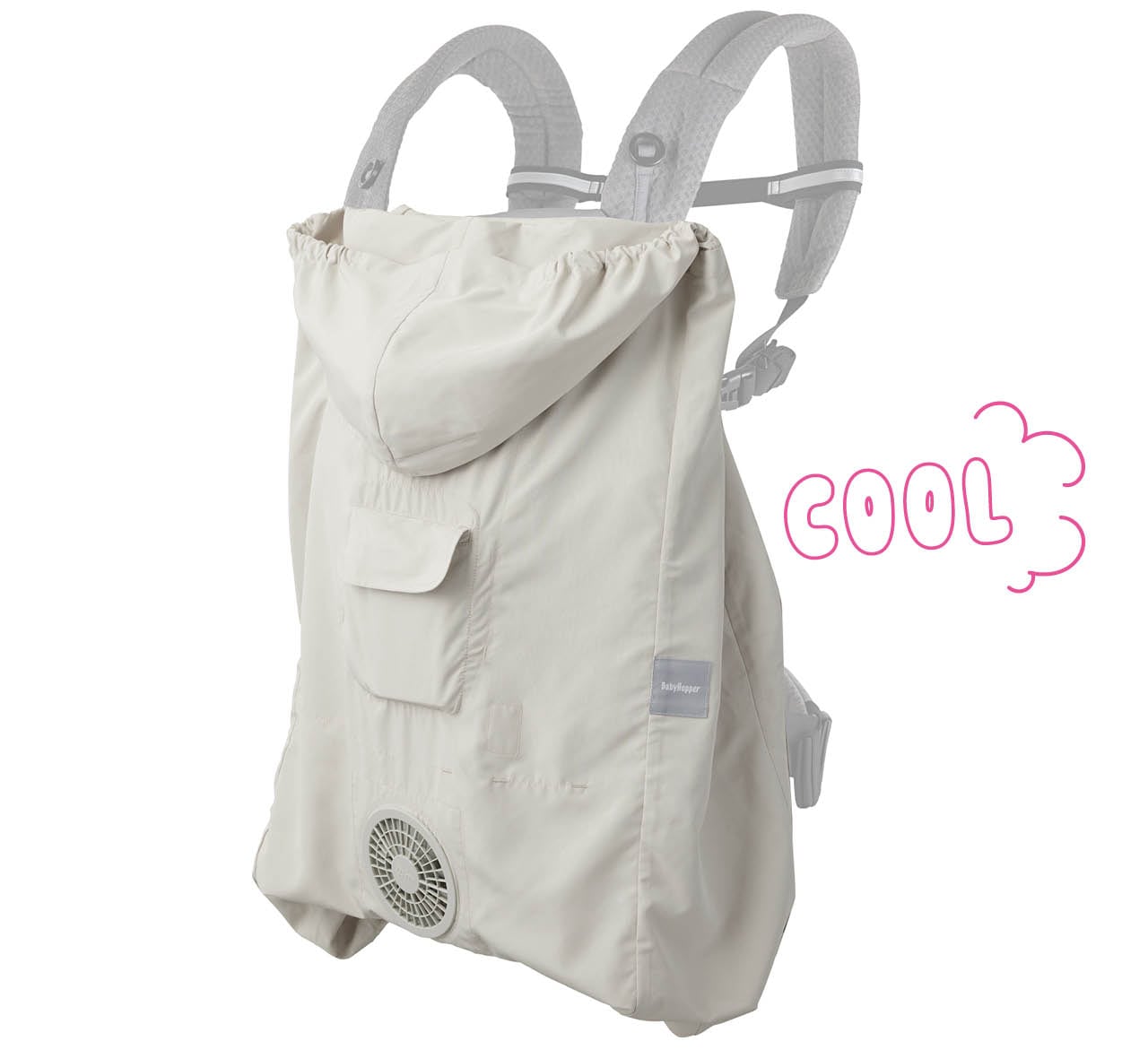 「ベビーホッパー 空調べビーケープ」￥16500（ダッドウェイ）